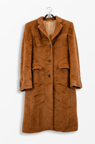Manteau long laine alpaga - long, en