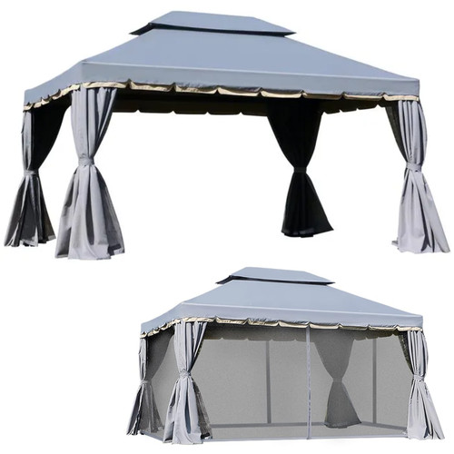 Outsunny tonnelle jardin - tonnelle,