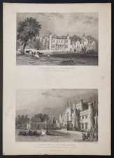 Double estampe XIXème