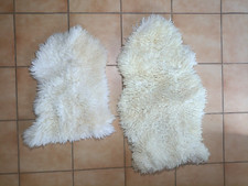 2 petits Tapis en Peau de mouton