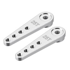 2Pcs Aluminium 25T Servo