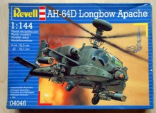 Maquette 1/144 Revell 04046. AH-64D Longbow Apache. Env. 10,5 cm