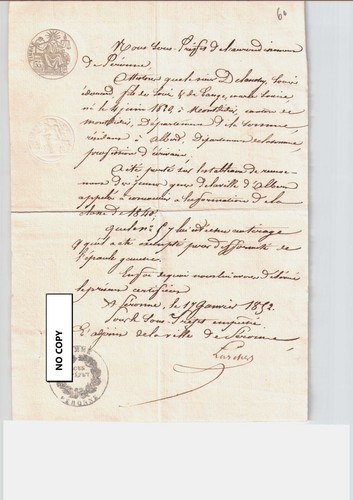 Janvier 1852 document - 17,