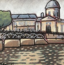 Tableau Paris Pont des arts