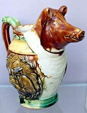 Pichet barbotine Sanglier