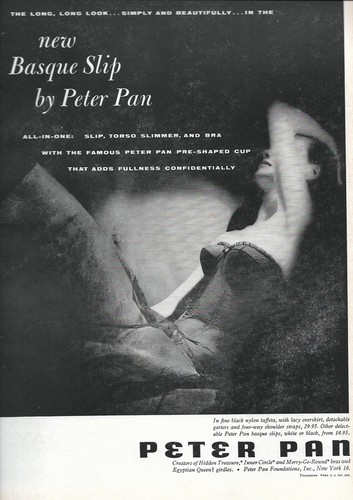 Peter pan lingerie ad - 50's,
