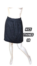 Nice Things Taille 38  Superbe jupe noire taille élastiquée