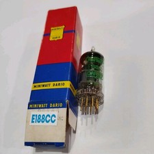 E188CC green label 1Tube Double Triode MATCHED -5%     1 Pcs MiniWatt     tir39