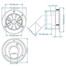 Bouchon d'admission d'eau