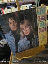 GENE CLARK AND CARLA OLSON "SO REBELLIOUS A LOVER" - LP ORIGINAL (US) (1987)-