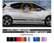 2 X BANDES DECO POUR PEUGEOT SPORT 208 RALLYE DRIFT AUTOCOLLANT STICKER BD591-7