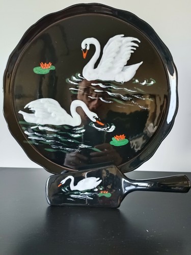 Plat tarte faïence - plat, en