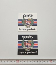 Stickers ultra Paris supporter foot écharpe PSG sg cup collectif virage Auteuil 