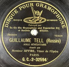 Affre : Guillaume Tell