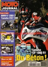 MOTO JOURNAL 1397 BMW K1200 LT YAMAHA XVZ 1300 YZF R1 1000 VOXAN VB1 EGLI 1999