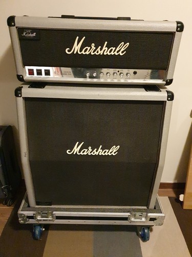1987 marshall jcm25 silver - marshall, "silver