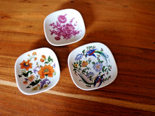 Vintage Lot de 3 petites coupelles différentes en porcelaine  P.Pastaud Limoges