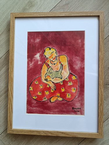 Tableau huile signé - tableau,