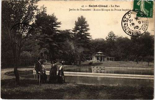 Cpa saint cloud parc - cpa, saint-cloud