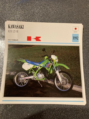 Carte fiche moto - fiche, collection