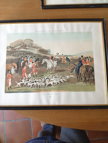 Lithographie turner scenes - f.c.turner,