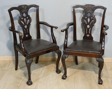 Paire fauteuils anglais - de,
