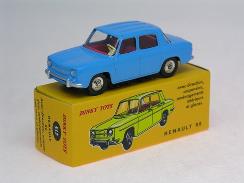 Renault bleu dinky toys - 8,