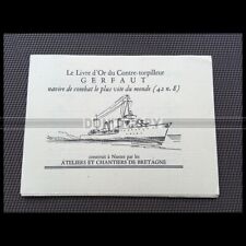 CONTRE-TORPILLEUR GERFAUT LIVRE D'OR 1932 CHANTIERS BRETAGNE PIERRE LE CONTE #16