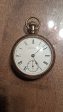 Montre à gousset ancienne American Waltham Watch 19eme En État De Marche