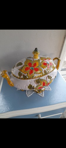 Soupière faience belge - faience, henri
