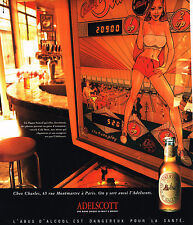 PUBLICITE ADVERTISING 064  1995   ADELSCOTT  bière au malt a whisky