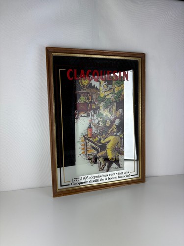 Miroir publicitaire clacquesin - miroir,
