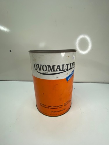 Boîte ovomaltine vintage dans