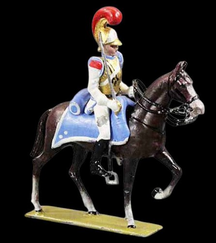 Figurine cavalier cuirassier - figurine,