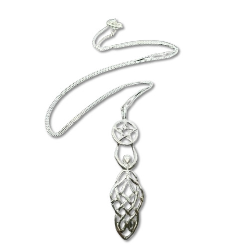Collier pendentif pentacle