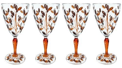 Ensemble quatre verres à - de,