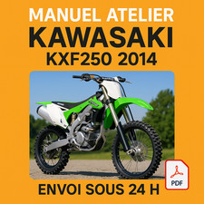 Manuel atelier kawasaki - kawasaki, kxf250