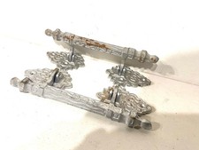 2 Anciennes poignées de Cercueil vintage époque 1900 art déco curiosité