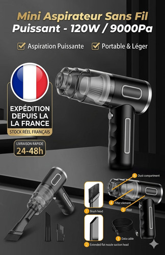 Mini aspirateur voiture - aspirateur,
