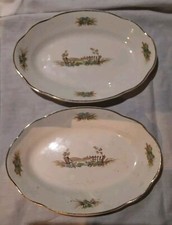 2 Coupelles Digoin Sarreguemines modèle vieux Marseille N’21 LG 21,5 cm 1970