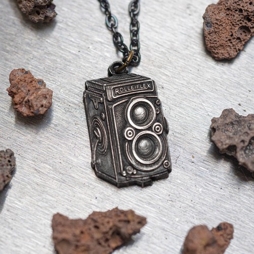 Sterling silver necklace - silver, —