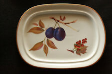 Royal Worcester Eveshem' Royaume Uni (Année 1961) Plat ovale en porcelaine