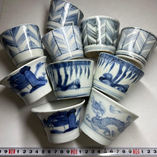 Lot tasses japonaises - lot,