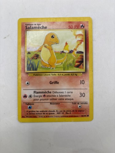 Carte pokémon salamèche - carte,