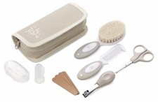 Jané Basic Trousse de toilette avec peigne, brosse en poils naturels, ciseaux...