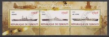 Timbres sur les Porte-Avions - Feuillet de timbres de Djibouti - TBE