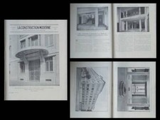 CONSTRUCTION MODERNE 1928 NANCY, HAUTS FOURNEAUX PONT A MOUSSON, BOURGON, Prouvé