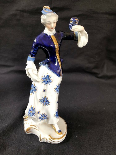 Dame porcelaine volkstedt - dame, en
