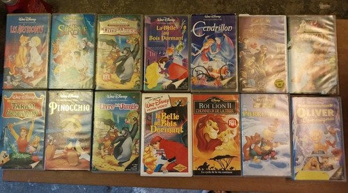 Lot video vhs walt - de,