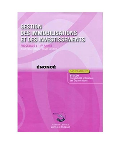 Gestion des immobilisations - immobilisations, et